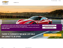 Tablet Screenshot of chevrolet.es