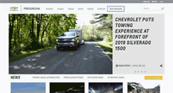 Desktop Screenshot of media.chevrolet.com